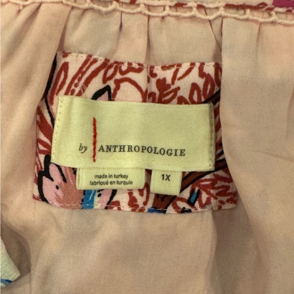 Anthropologie Robin Tiered Mini Dress Size 1X EUC - Picture 9 of 13